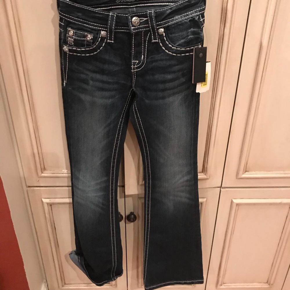 Miss Me Little Girls kids jeans size 8